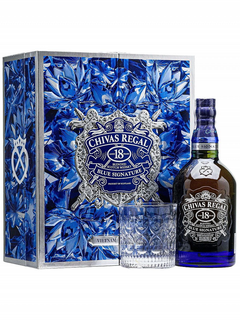 Chivas 18 Blue Signature Hộp quà Tết 2026