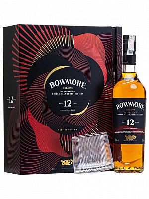 Bowmore 12 Sherry Oak Cask Hộp quà Tết 2026