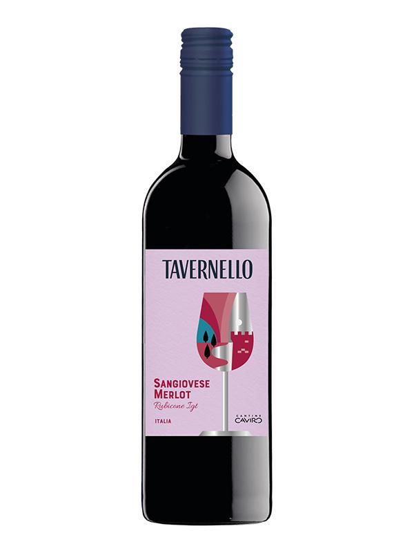 Rượu Vang Tavernello Sangiovese Merlot Rubicone