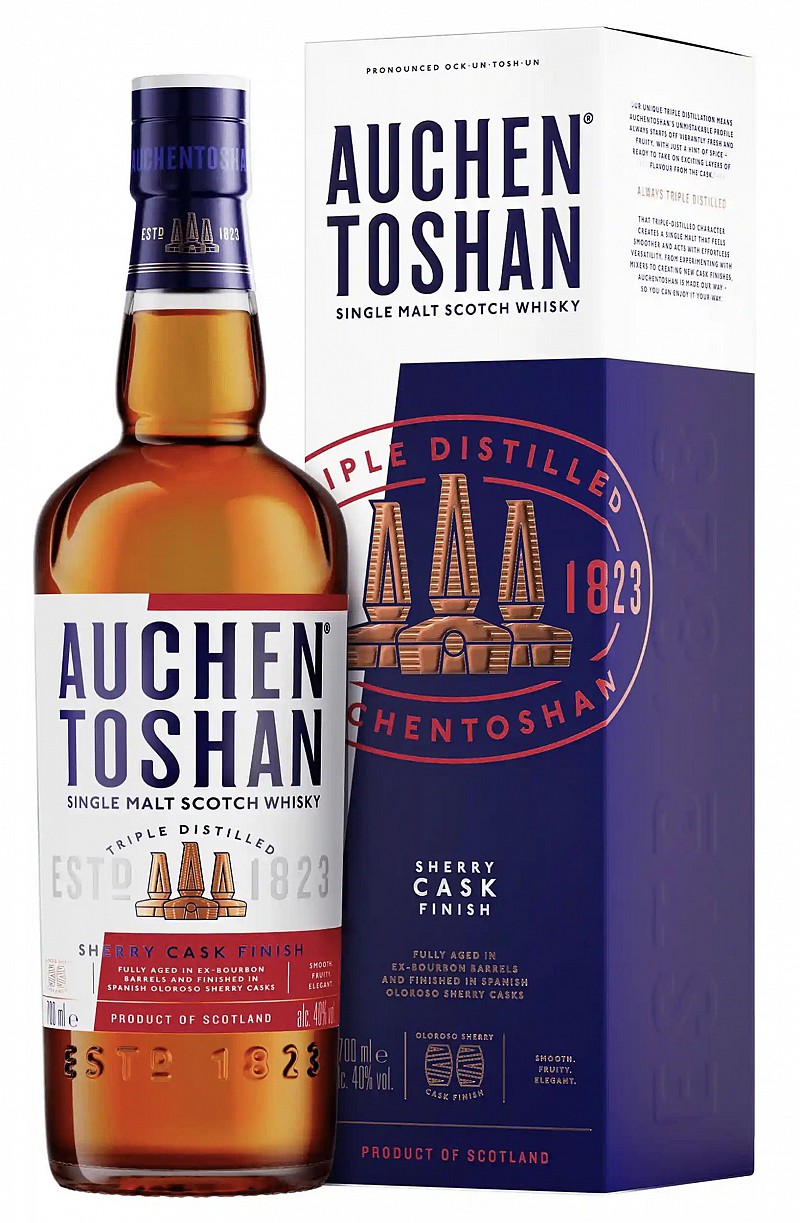 Rượu Auchentoshan Sherry Cask Finish (New Design)⁠